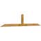 Ekena Millwork Portland Rough Sawn Timber Gable Bracket, Western Red Cedar, 96"W x 20"H x 2"D x 4"F, 5/12 Pitch GBW096X20X0204POR00RWR - alternate 3